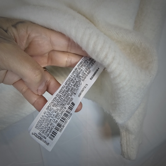 ZARA SOFT KNIT CROPPED SWEATER - Picture 7 of 7